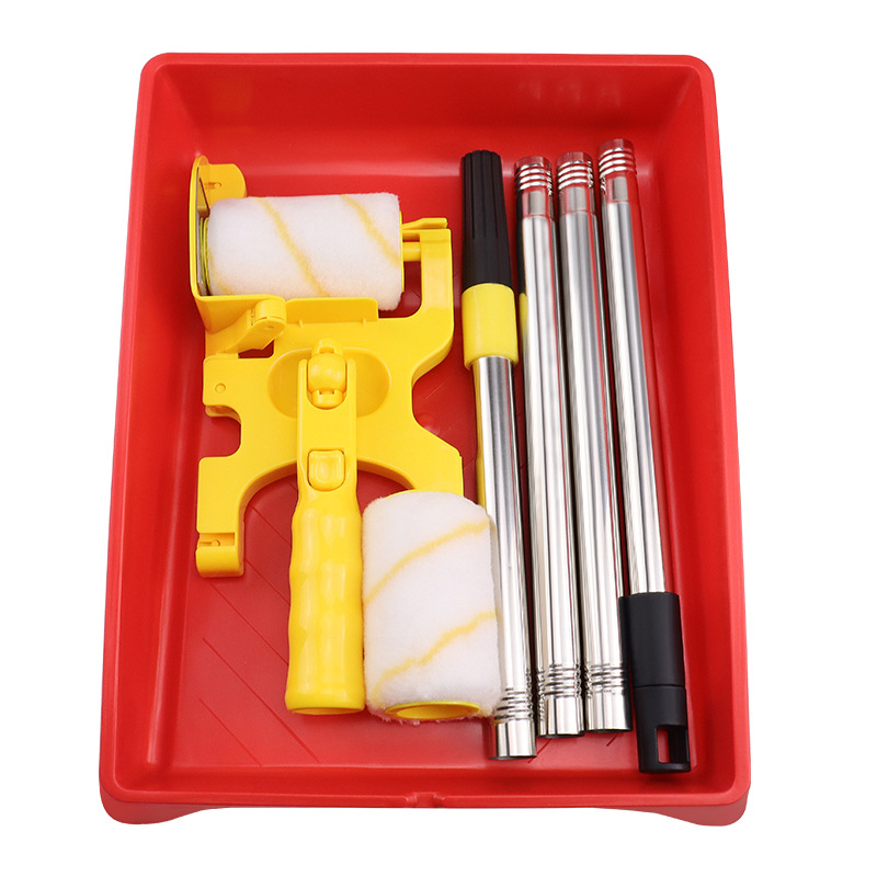 Cepillo de rodillo de corte transfronterizo pintura de látex separación de color cepillo de pintura pared techo pintura herramienta cepillo de pared artefacto