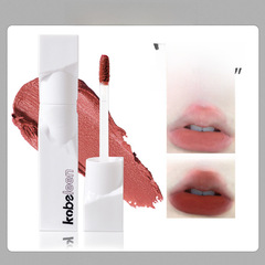 kobeleen不規則唇釉絲絨啞光顯白唇泥霧面自然少女口紅不易沾杯