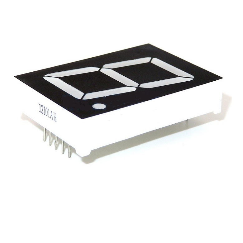 厂家直销供应1位1.8寸英寸红色白色绿色蓝色高亮LED数码管