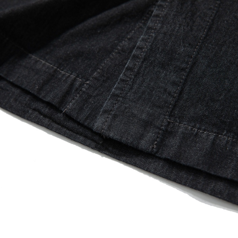 Camicia vintage in jeans da uomo stile americano retrò_voghion.com
