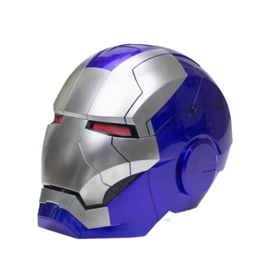 Comercio exterior versión en inglés Jarvis Disney Iron Man MK7 MK50 casco humano real deformado voz de control de voz