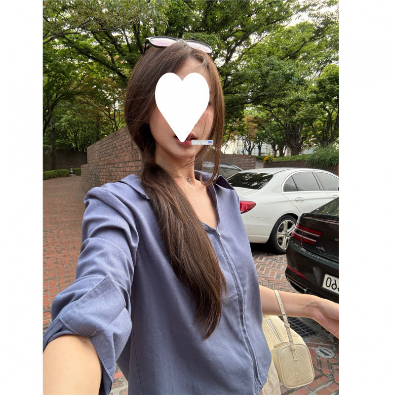 工厂批发【原版面料100棉】棉麻宽松v领条纹衬衫女夏季衬衣设计感|undefined