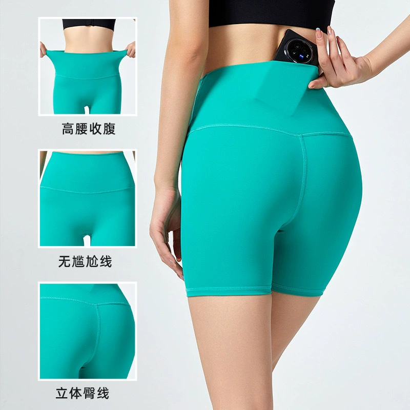 Summer sports set, shorts, fitted trousers, quick dry light and thin overall for gym, breathable protective underware for training, high waist