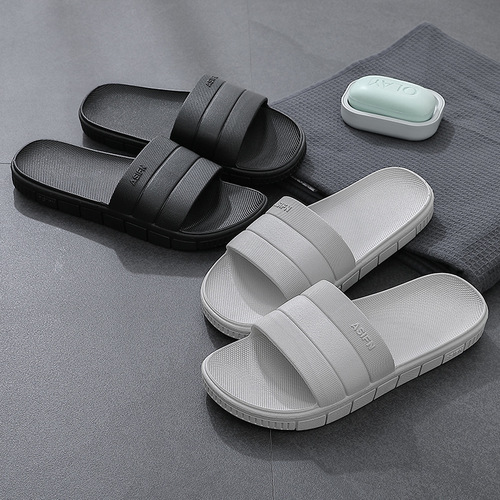 Men's Slippers Summer Home Use Bathroom Shower Anti-Slip Summer Indoor Anti-Slip Wear-Resistant Cool Slippers for Men Outdoor Wear Women