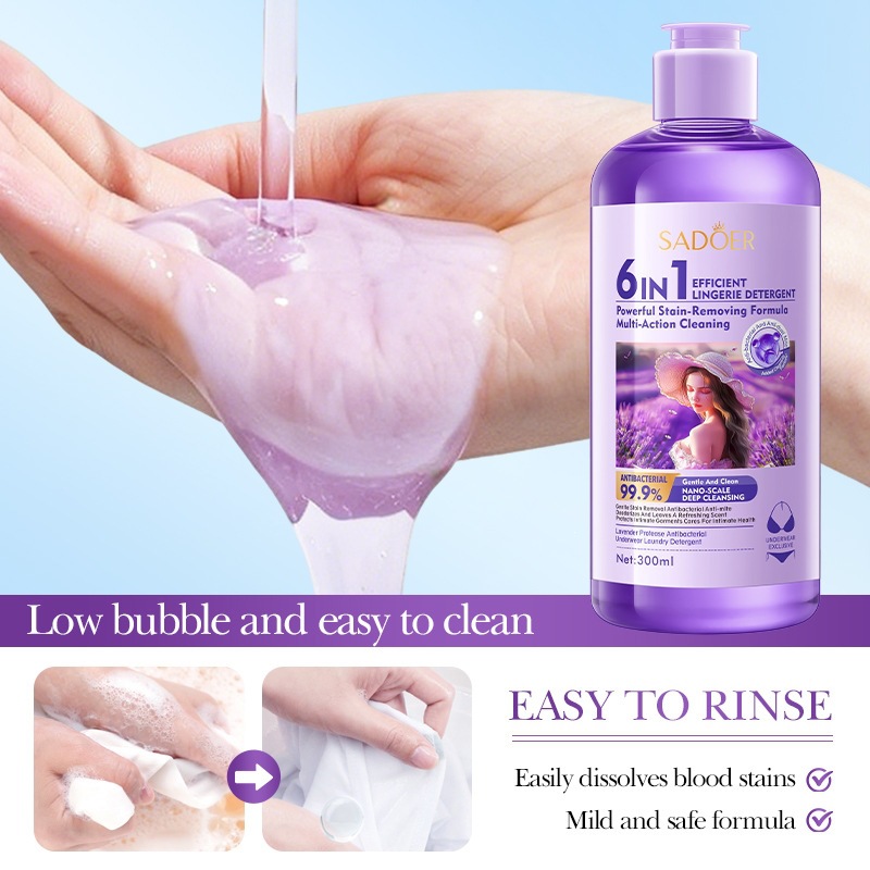 SADOER (Cross-border trading), (Wholesale), lavender antibacterial underwear, hygienic washing powder for laundry 3