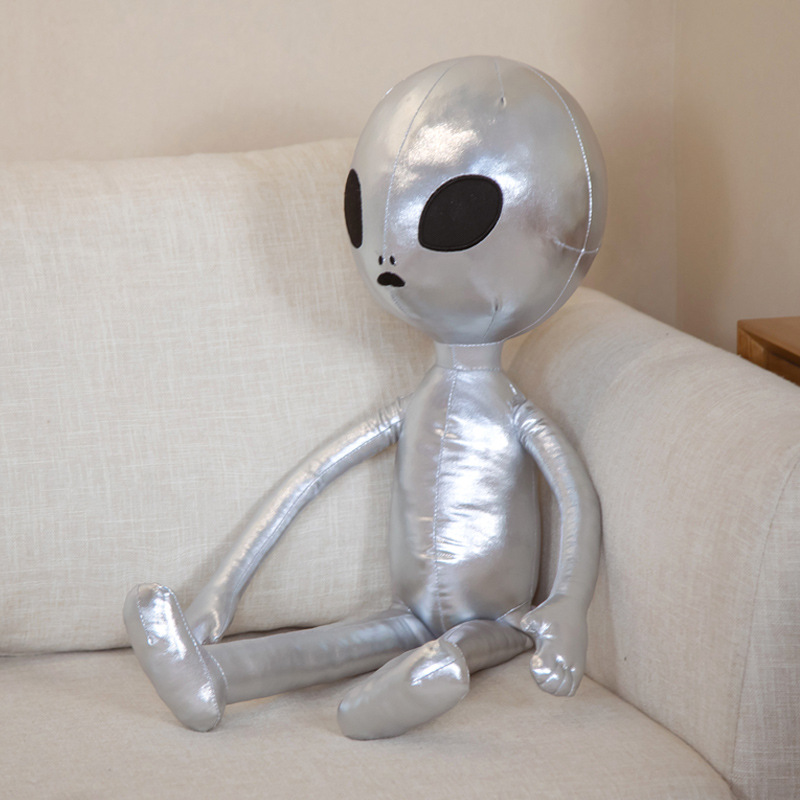 Bobbi Oso Lindo de LA PU de cuero brillante Alien muñeca de peluche de juguete creativo divertido grande máquina de agarre transfronteriza muñeca