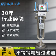 不锈钢精密过滤器厂家 供应发酵罐用不锈钢除菌过滤器 支持定制