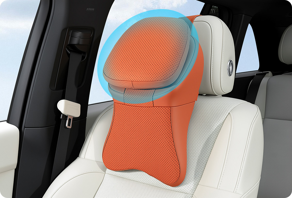 Car Headrest, In-Car Cushion, 5D Support for Vehicles, Second-Generation Maybach Comfort Neck Pillow, Lumbar Support Pillow, Decorative Item