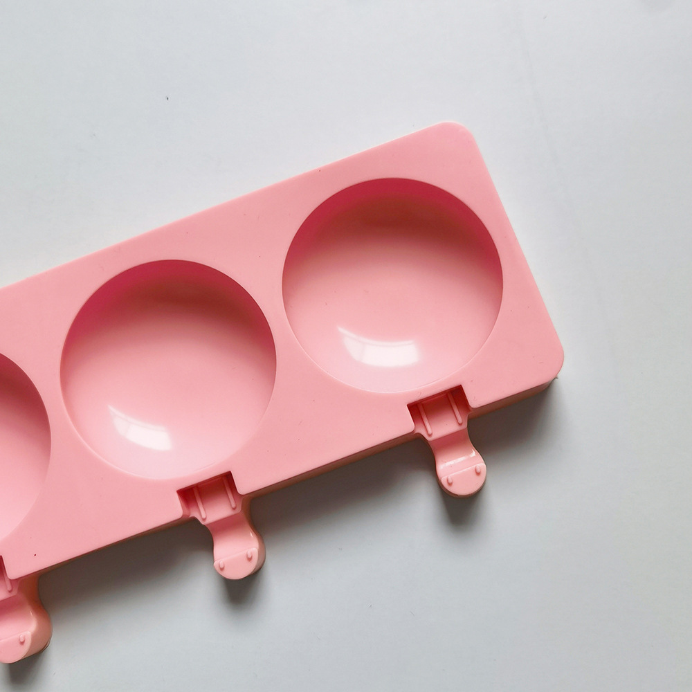 4 helados redondos 158 molde de silicona pastel helado pudín molde de postre jabón utensilios