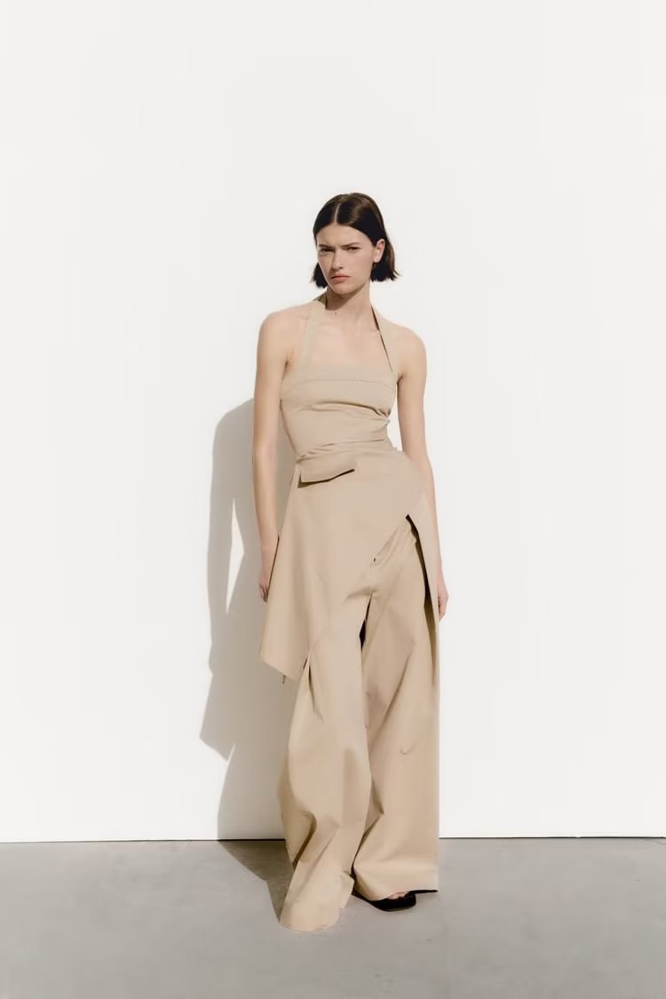 spring asymmetrical bra top
