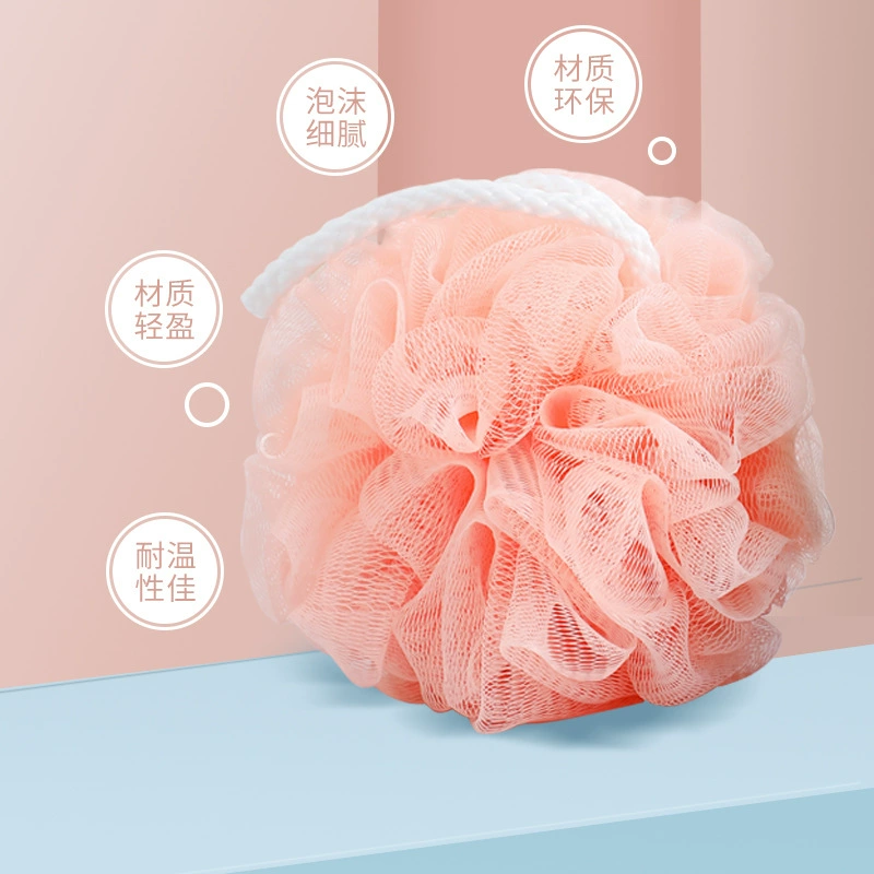 Многофункциональные ванно-спецификации милый solid color Bathing ball Bath flower купальник, ванная цветок купальник шар, оптовая порция пуппинг сетка