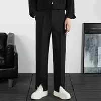 High quality summer trousers, suit, slim fit