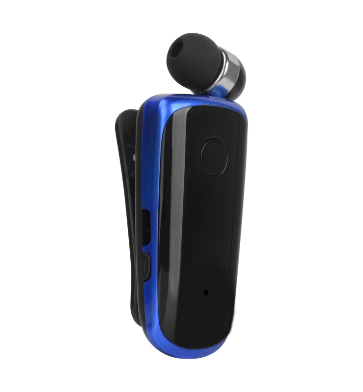 超長時間バッテリー搭載、伸縮式ケーブル付きBluetoothイヤホン、売れ筋片耳インイヤータイプ、着信時バイブレーション機能付きビジネスイヤホン|undefined