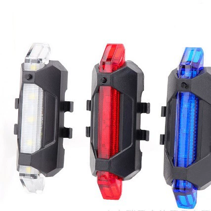 USB аккумуляторная велосипедная задняя лампа Ночная езда предупреждающий свет 216 задний фонарь светодиодный велосипедный свет снаряжение для езды