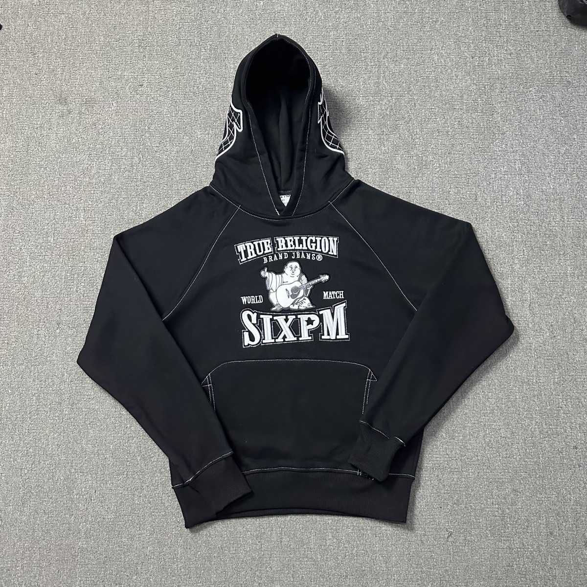 Other True Religion x SIXPM Hoodie Buddha Graphic Black