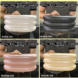 长圆蛋形轮胎三节蝴蝶兰花盆氧化镁花器镁泥花瓶北欧仿真植物花插