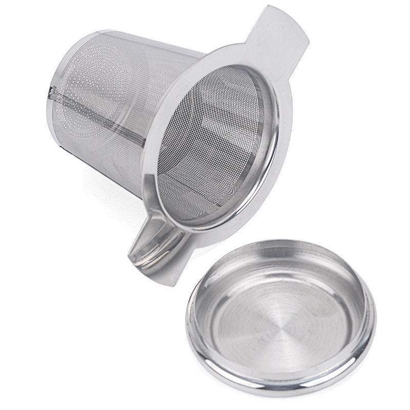 316食品级不锈钢双耳锥形茶漏茶滤器茶具滤器茶叶泡茶配件茶漏网|undefined