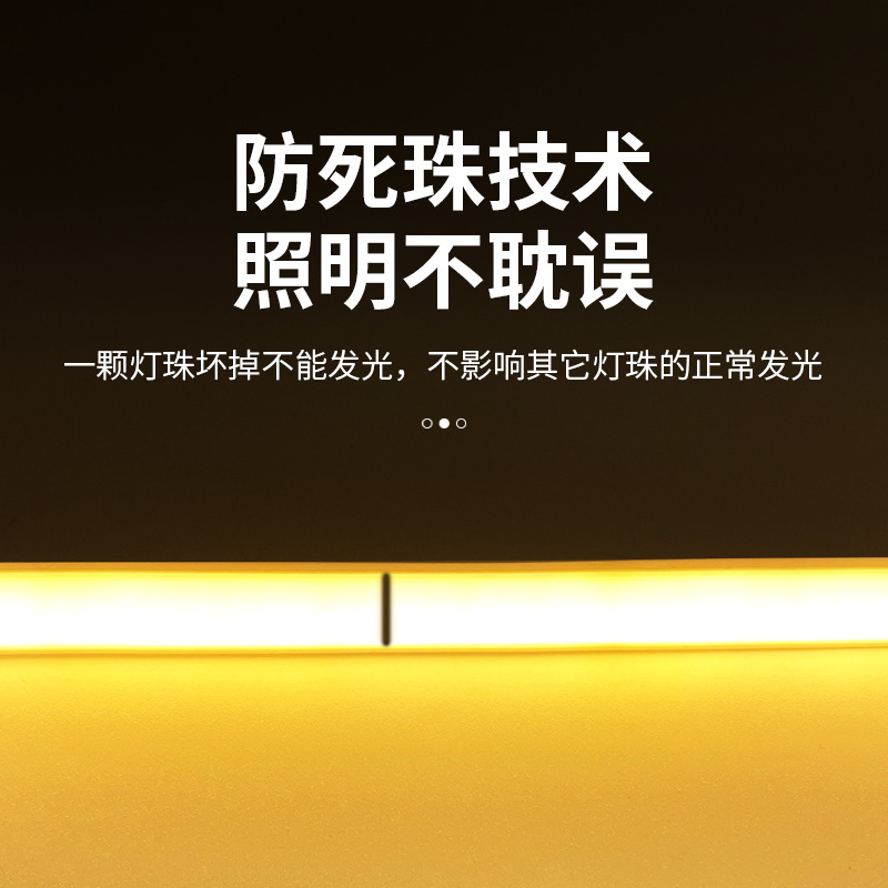 Cinta de luz cob de alto voltaje de 220v con techo impermeable al aire libre, ranura oscura, atmósfera brillante, sin partículas, iluminación para el hogar, tira de luz led