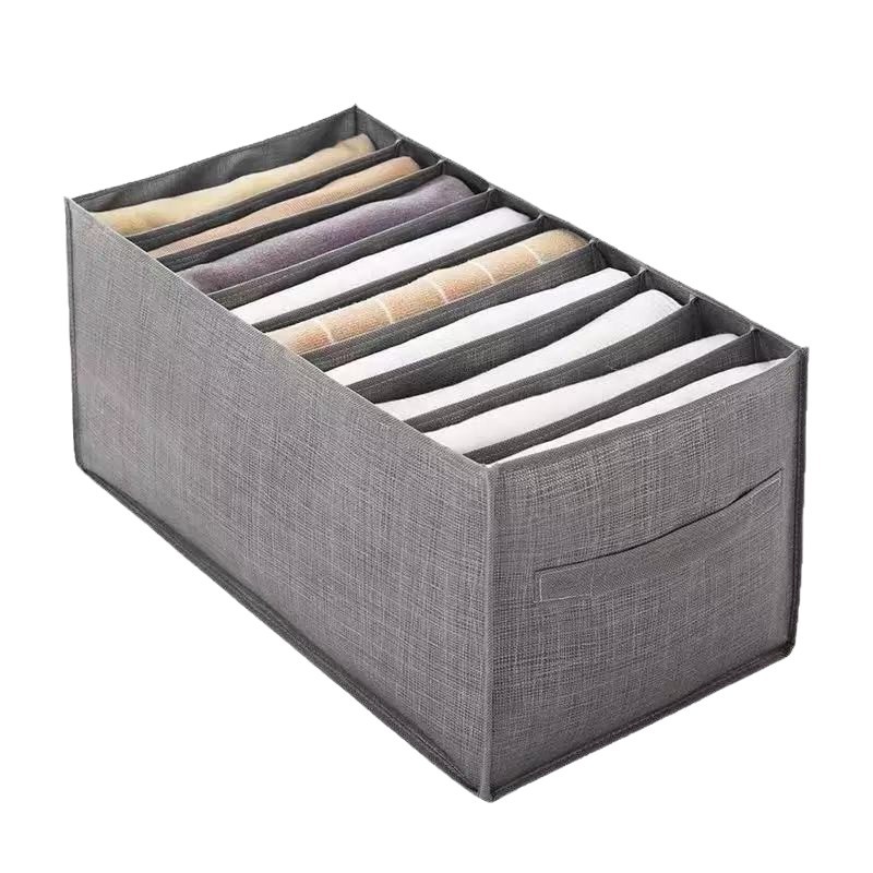Caja de almacenamiento de ropa, pantalones, dormitorio, caja de almacenamiento para el hogar, mallas multifuncionales, almacenamiento de ropa, ropa sucia plegable