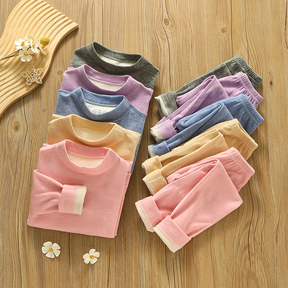 Children's woolen thermal underwear for men and women