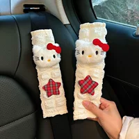 Ремень безопасности Kitty, чехол на плечо, автомобильная кукла, защитный чехол для куклы, аксессуары для салона автомобиля, новинка с рисунком