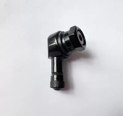 Manufacturers Supply Motorcycle Electric Vehicle CNC Modified Tire Aluminum Alloy 90 ° NCY Anti-leak Valve 11.3mm (valve) - tv25al-113mm-black