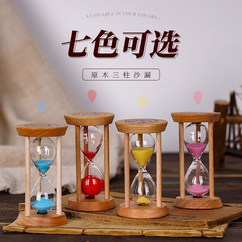 Time hourglass timer children's fall prevention learning 5/20/30 minutes hour funnel ornaments 3 and a half hours time flow