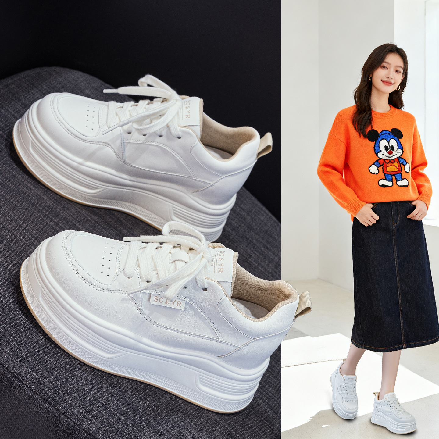 Giày sneaker nữ đế dày phong cách thể thao mùa thu 2025 — M 2973m màu, M2973 màu đen, M2973 màu đỏ
