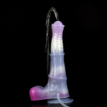 液态硅胶仿真阳具喷水冲洗阴道自慰棒假阴茎肛塞种马屌情趣性用品