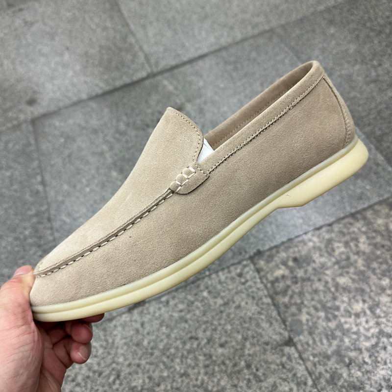 Kişi dəri ayaqqabı - biznes klassik slip-on model