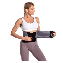 New Hot Fusion Support Waist Belt, Sport Warm Pressure Support Waist Strap, Breathable Lightweight Waist Band