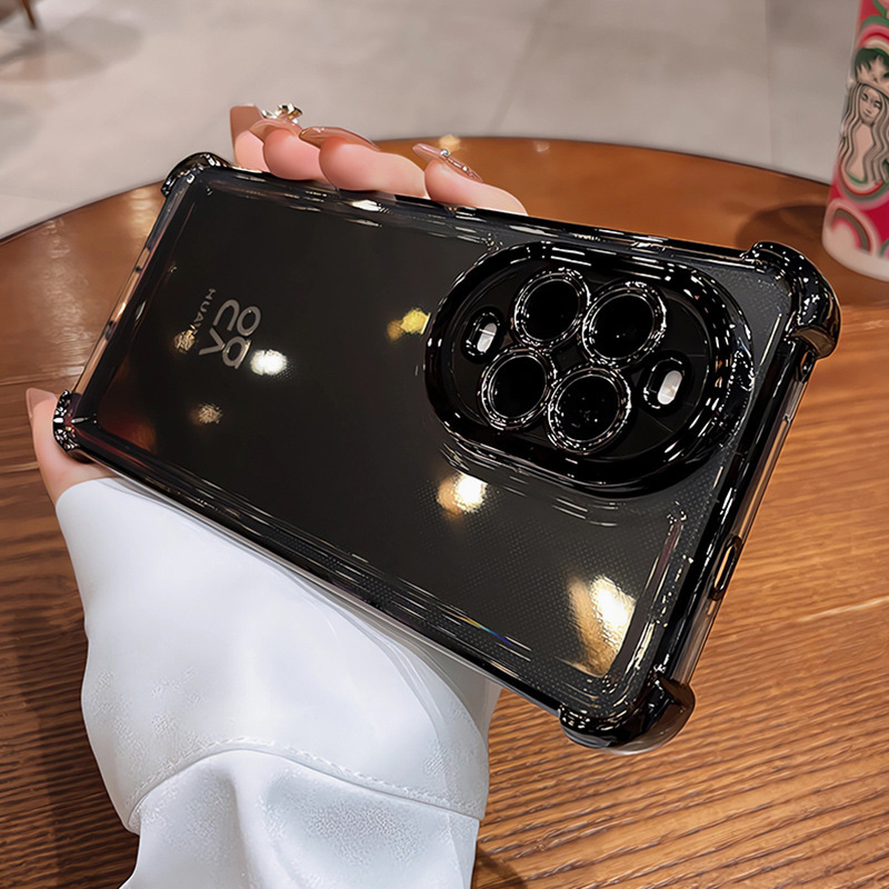 真のエアバッグ落下防止 Huawei nova14ultra 携帯電話ケース nova14 新しい 14pro 透明でハイエンド|undefined
