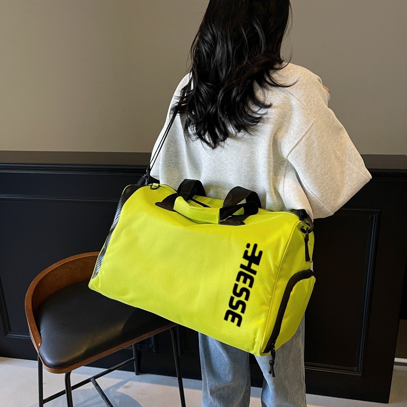 Short Trip Men's Large Capacity Women's Travel Hand Luggage Bag Dry Wet Separation Cycling Sports_voghion.com