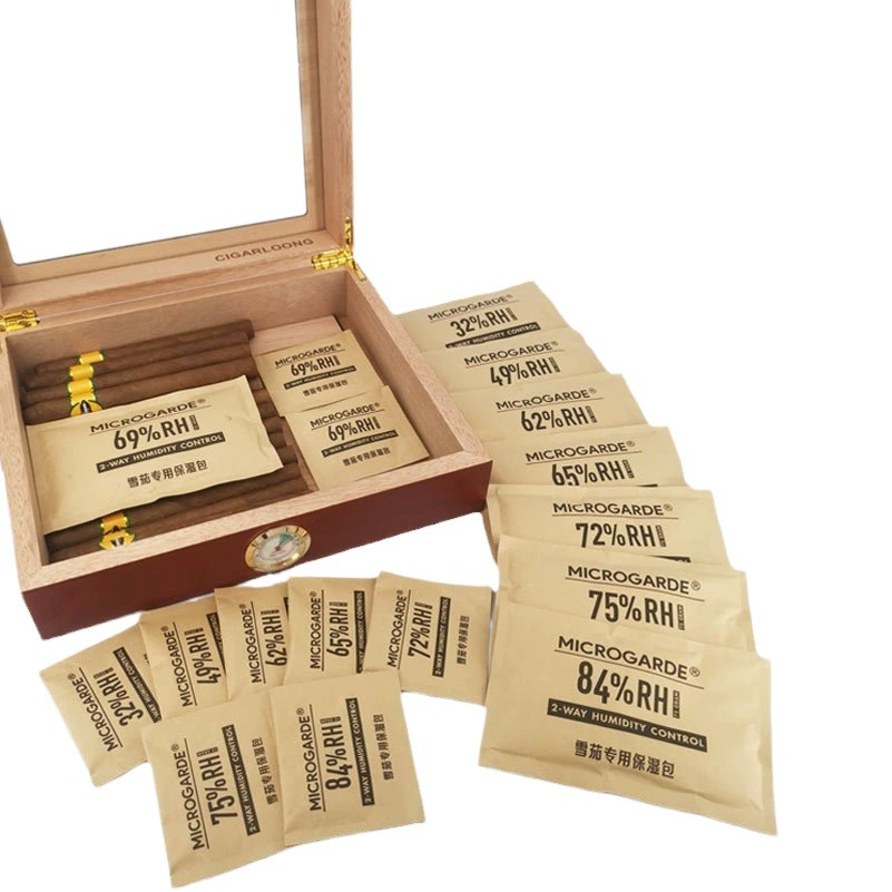Ежедневный мешок для увлажнения сигар, двустороннее увлажнение, 69 упаковок, мешок для контроля увлажнения, 10 г, мешок для увлажнения сигар, мешок для увлажнения, мешок для увлажнения