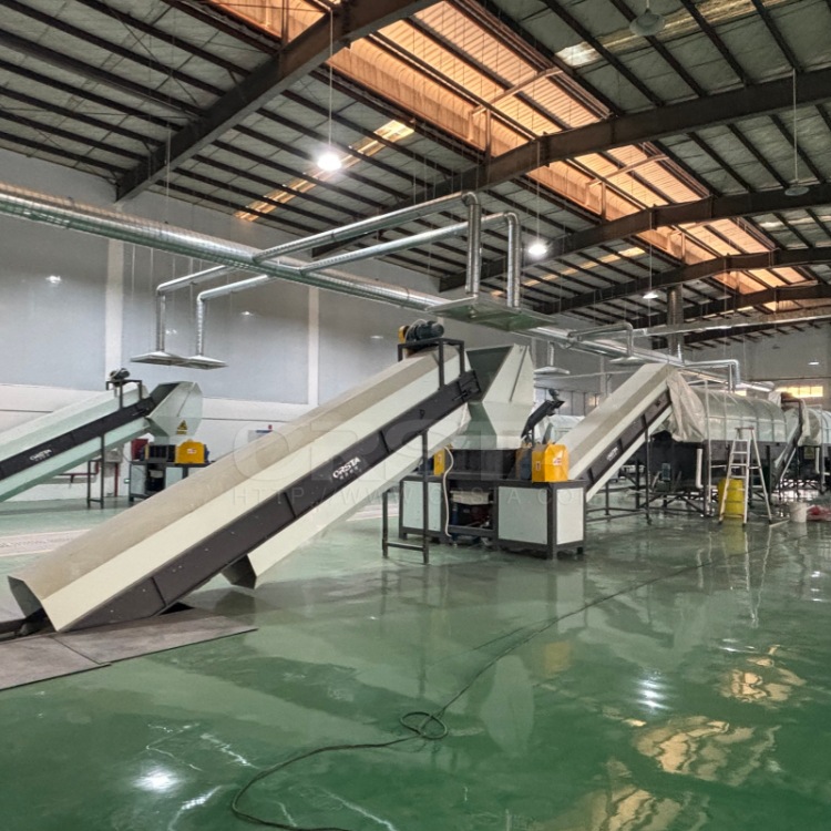 废塑料碳酸饮料瓶破碎清洗分离机，PET饮料瓶片清洗粉碎线