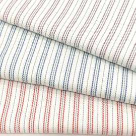 秋冬款斜纹条子布料 斜纹磨毛色织条纹面料 发圈 裤装现货面料