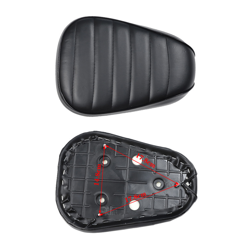 60V Harley Electric Vehicle Accessories Double Size Harley Universal Original Rear Seat Cushion Seat Cushion Backrest Modification