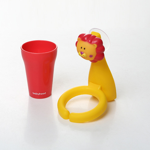 Children's tooth brushing holder baby wall-mounted toothbrush cup toothbrush mouthwash cup cartoon cute tooth cup holder