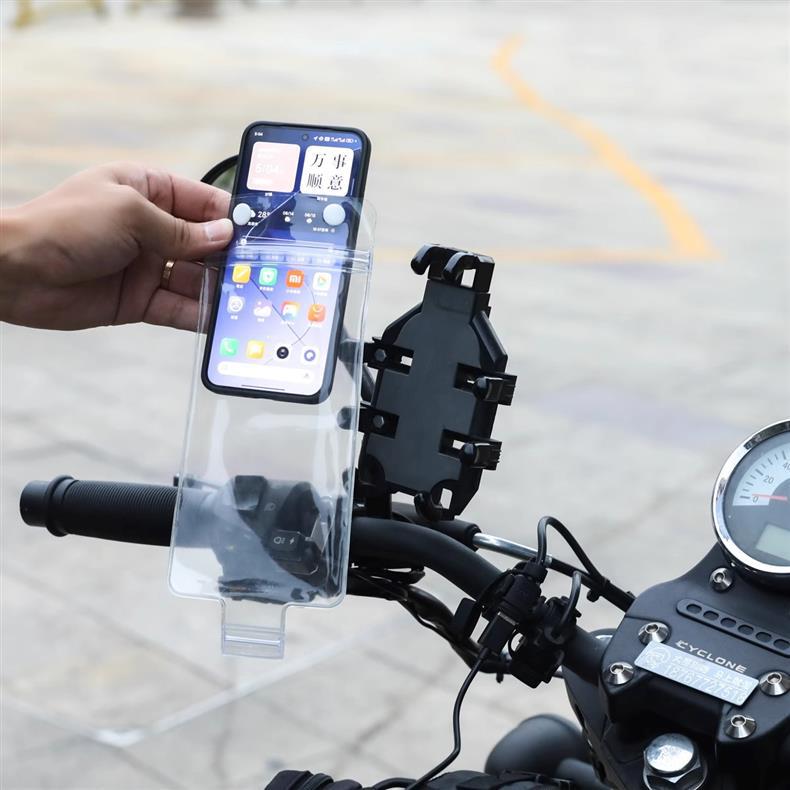 Cep telefonu su geçirmez çantası, paket servisi için özel yağmur geçirmez çanta, binici ekipmanı eseri, bisiklet dokunmatik ekran şarjı su geçirmez cep telefonu kılıfı