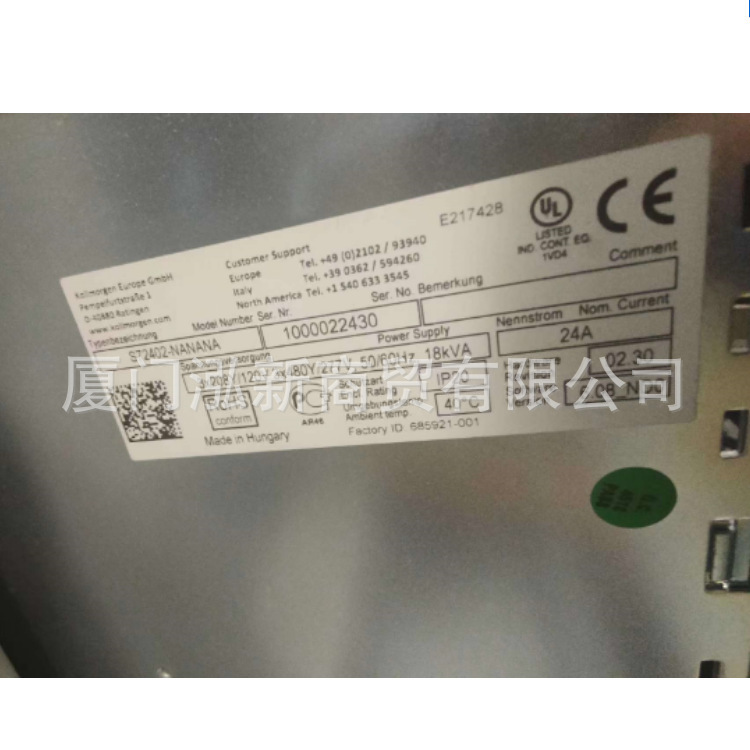 KOLLMORGEN科尔摩根伺服驱动器 马达	AKM44E-ACC2R-00 现货议价