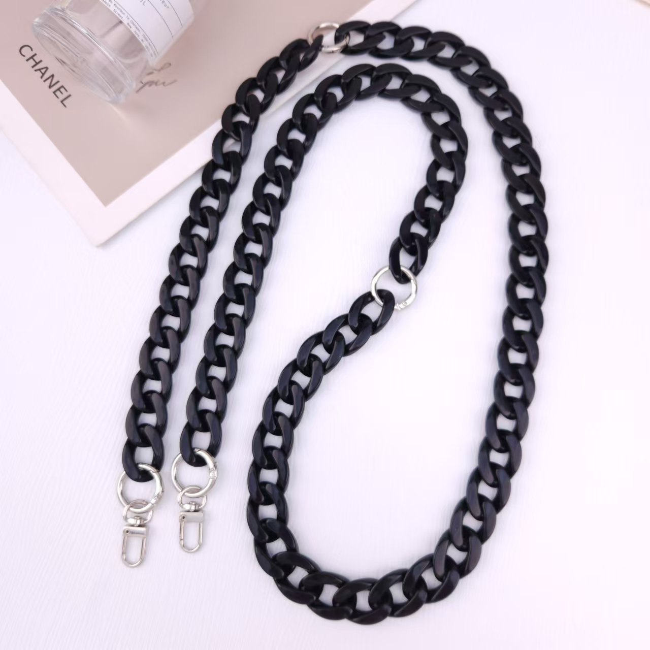 Nuevo acrílico cuentas teléfono móvil cadena perla crossbody Correa cadena teléfono móvil caso colgante regalo para las mujeres