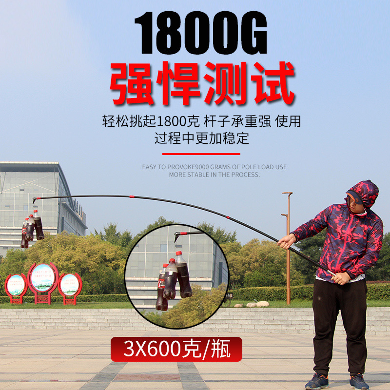 soporte de carbono caña de pesca silla de pesca caja de pescar marco de palo colgando en la parte posterior de la junta larga telescópico inserción de posición de la fábrica de marco de cañón de doble propósito