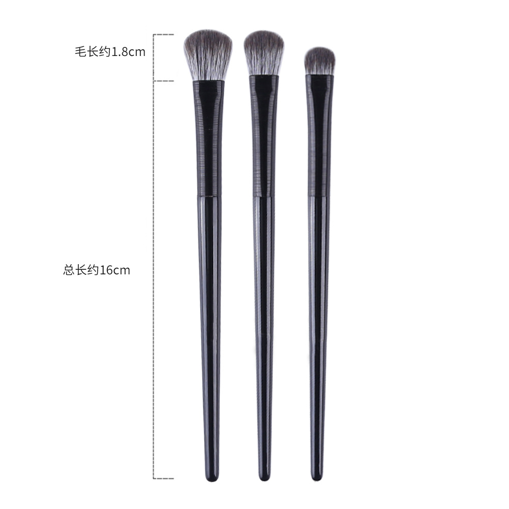 Sombra de ojos cepillo traje conjunto de tres piezas de herramientas de belleza detalle cuchilla ojo corrector manchas Sin Logo maquillaje cepillo al por mayor