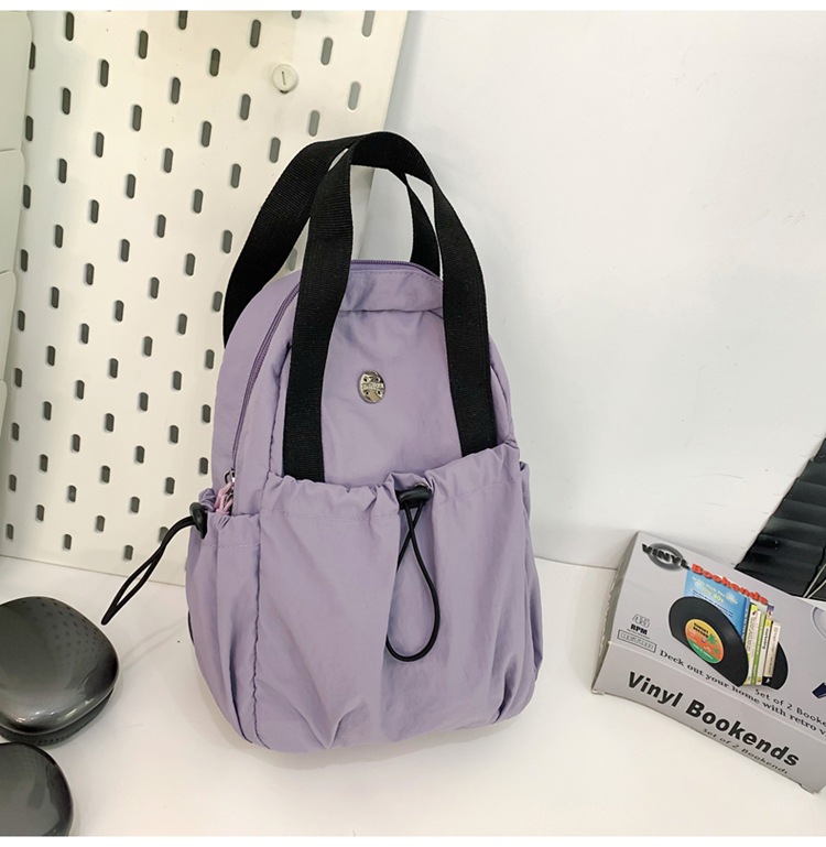 Backpack Men's And Women's 2025 Multifunctional Breast Bag Lightweight Nylon Cloth Bag Single Shoulder High Value Work Commuter Messenger Bag_voghion.com