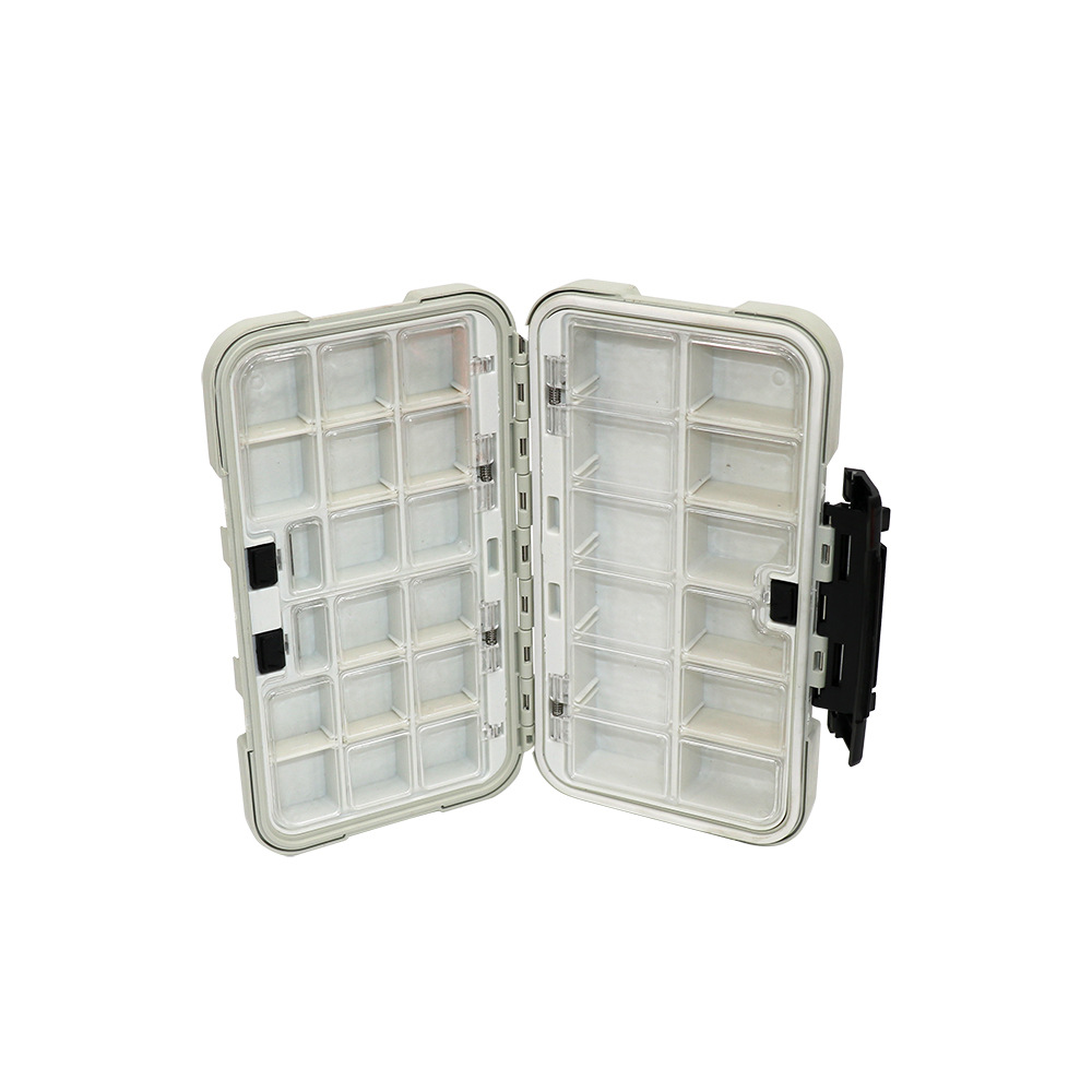 Caja de accesorios de pesca Caja de herramientas Caja portátil de almacenamiento de gancho Caja de cebo de pesca salvaje Caja de accesorios de puerto