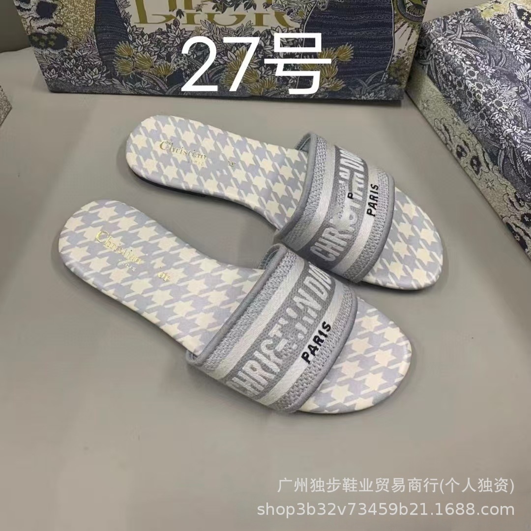 Zapatillas de piso plano de moda versátiles en forma de una forma D clásica transfronteriza adecuada para extranjeros no molestes nacionales image 33