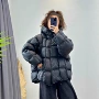 圆领冬季跨境蓬蓬棉服