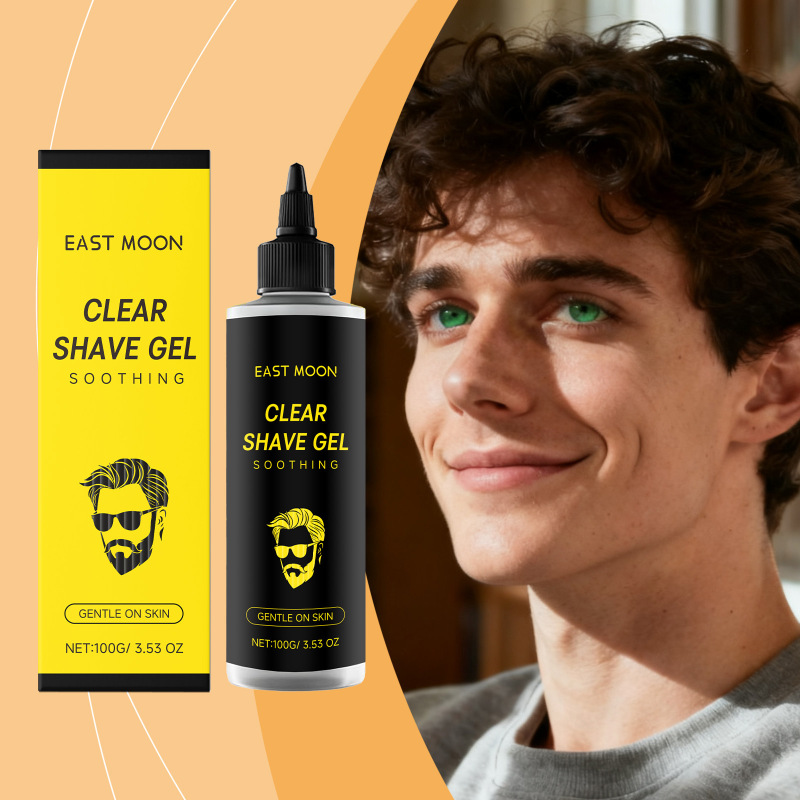 EAST MOON Men's Gentle Shaving Gel Daily Skin Clear Smooth Lines Neat Edge Gel EAST MOON Men's Gentle Shaving Gel Daily Skin Clear Smooth Lines Neat Edge Gel
