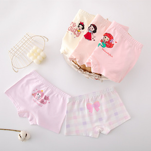 Children's underwear pure cotton boxer boneless underwear Princess little girl student Middle and big children's Pants Factory wholesale delivery