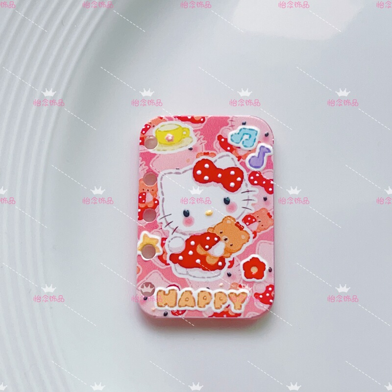 かわいい KT ブックアクリルエンボスルーズリーフ diy キーホルダーハンドバッグぶら下げビーズ素材アクセサリー|undefined